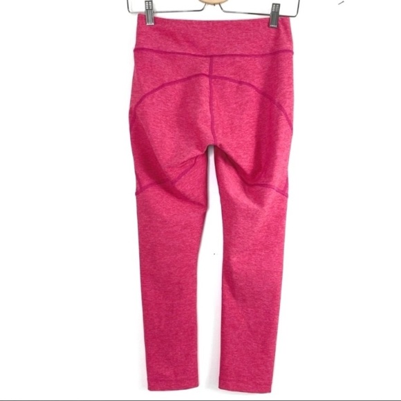 Outdoor Voices Pink Flamingo Color 7/8 Length Workout Tights Leggings - Picture 5 of 10
